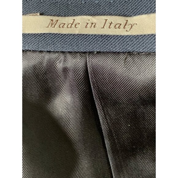 Canali Mens Navy Wool Suit 2-Piece Set 40R Italy L13290/37 Classic - Picture 11 of 16